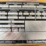 Low Hour Kato 1600KW  Generator End Item-17869 7