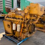 High Hour Runner Caterpillar 3412C DITA 650HP Diesel  Marine Engine Item-17890 3