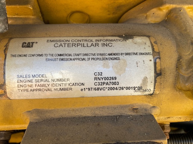 High Hour Runner Caterpillar C32 DITTA 1450HP Diesel  Marine Engine Item-17892 8