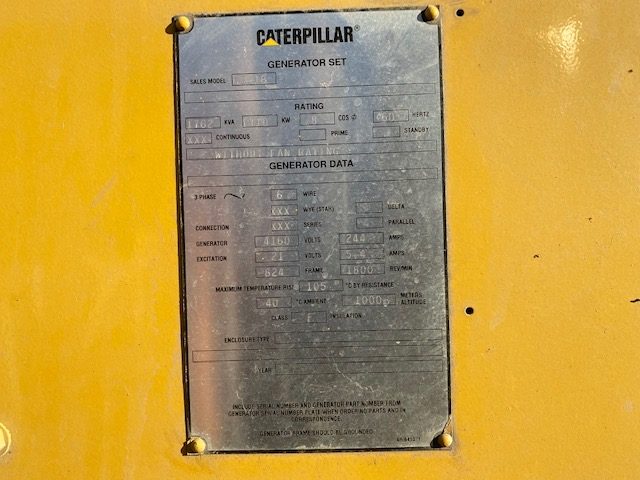 Good Used Caterpillar G3516B LE 1410KW  Generator Set Item-17903 6