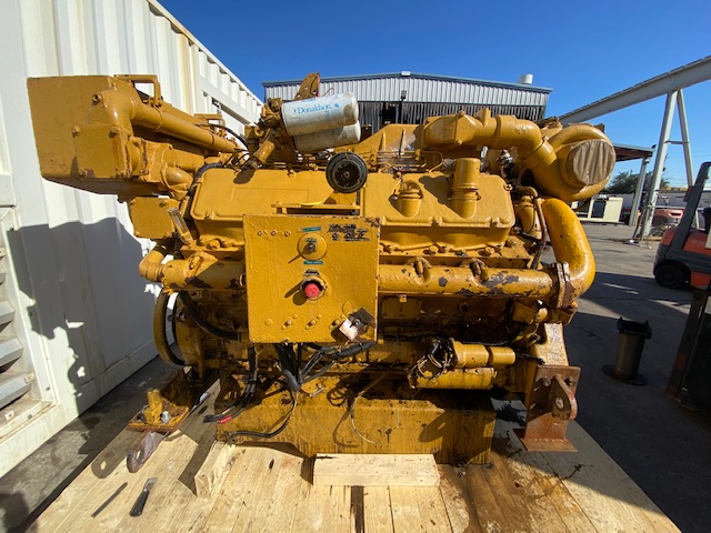 High Hour Runner Caterpillar 3412C DITA 624HP Diesel  Marine Engine Item-17983 1