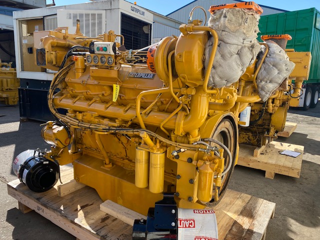High Hour Runner Caterpillar 3412D DITTA 848HP Diesel  Marine Engine Item-17984 0