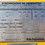 New Surplus Kato 1365KW  Generator End Item-17913 6