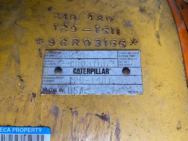 Low Hour Caterpillar 3406 300KW  Generator Set Item-18023 12