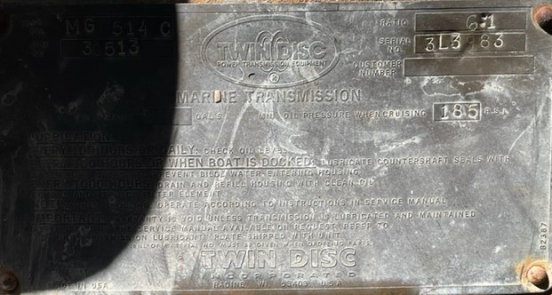 Twin Disc MG514C 6  Marine Transmission Item-18266 5