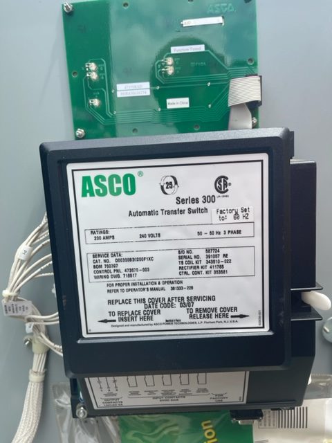 Good Used ASCO Series 300 200 Amp  Transfer Switch Item-18304 2