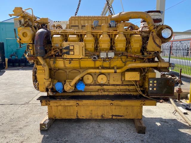 Good Used Caterpillar 3512B 1675HP Diesel  Marine Engine Item-18275 0