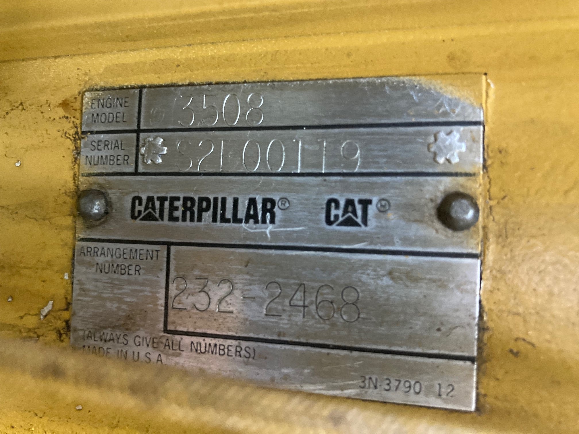 Good Used Caterpillar 3508B 1000HP Diesel  Marine Engine Item-18496 7
