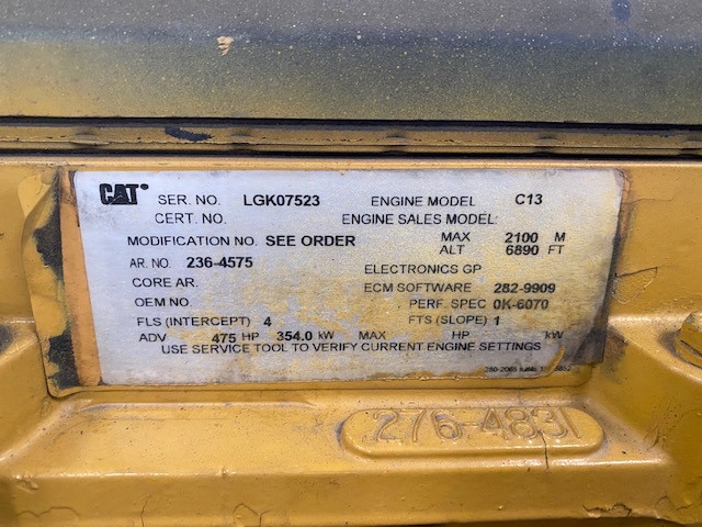 Good Used Caterpillar C13 475HP  Power Unit Item-18503 6