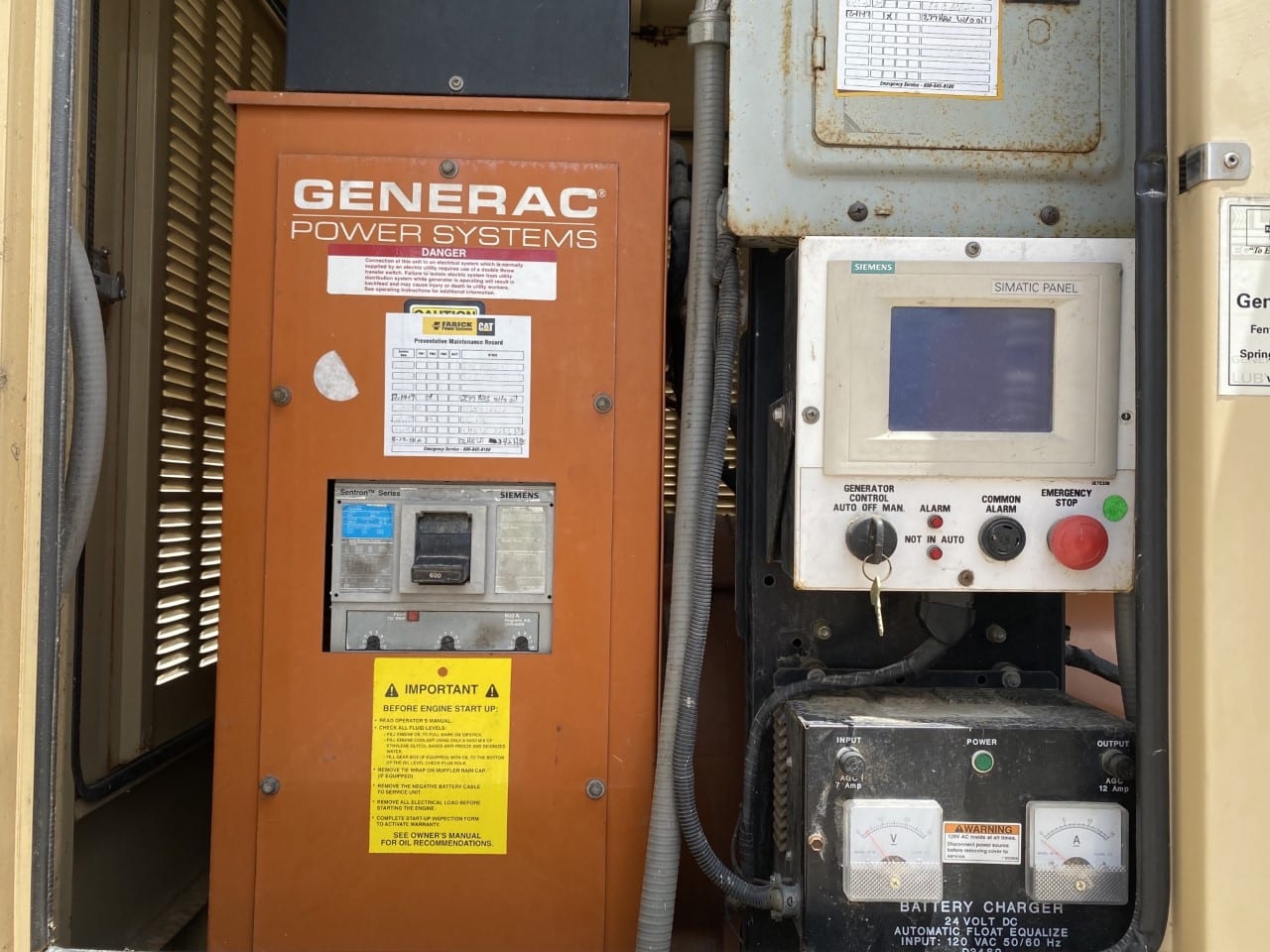 Low Hour Generac 16.0L 400KW  Generator Set Item-18562 9