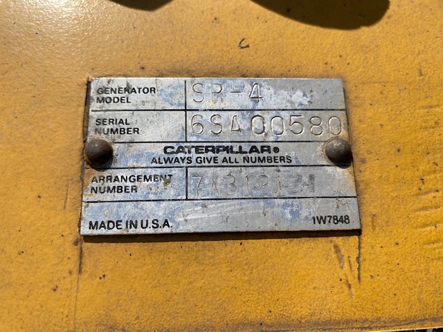 Low Hour Caterpillar 1500KW  Generator End Item-18724 2