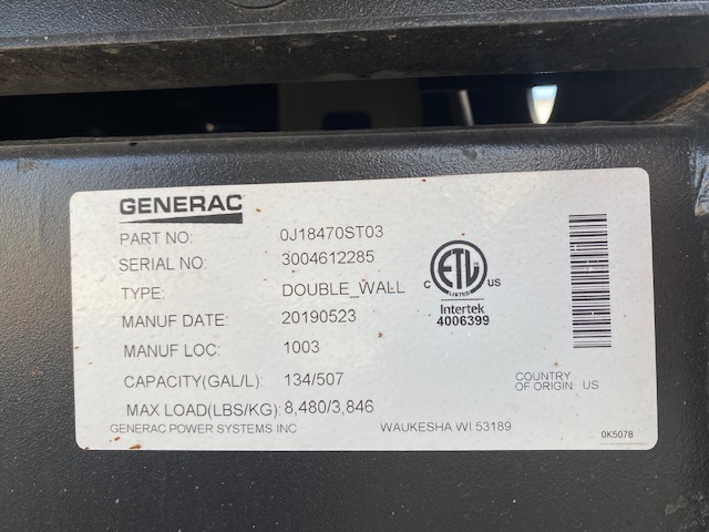 New Surplus Iveco 6.7L 150KW  Generator Set Item-18701 11