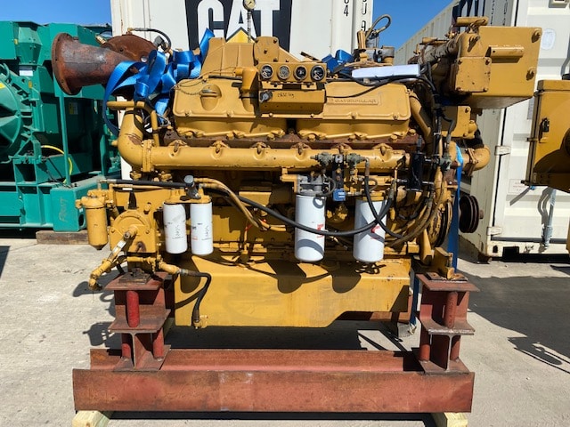High Hour Runner Caterpillar 3412C DITA 620HP Diesel  Marine Engine Item-18729 0