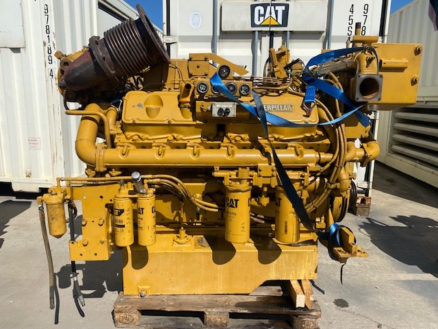 High Hour Runner Caterpillar 3412C DITA 671HP Diesel  Marine Engine Item-18730 0