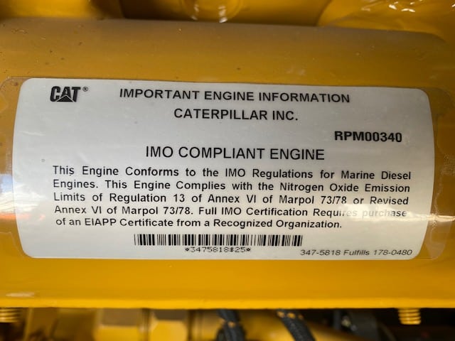 New Surplus Caterpillar C32 1600HP Diesel  Marine Engine Item-18466 6