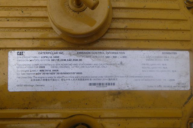 Low Hour Caterpillar C18 755HP Diesel  Engine Item-18759 8
