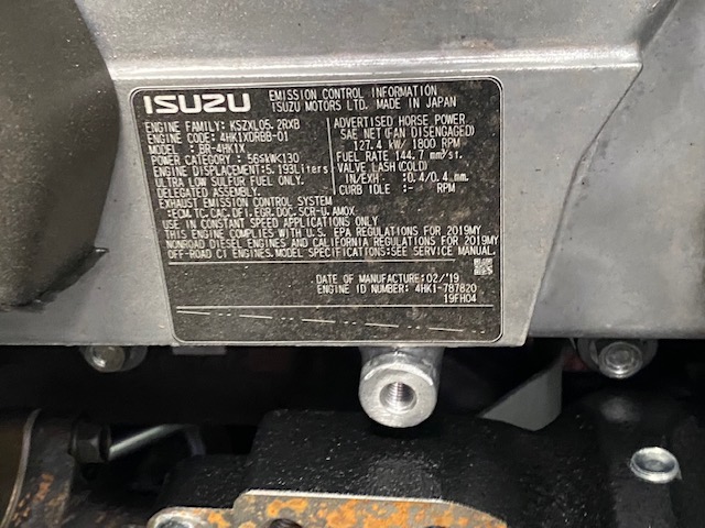 New Isuzu 4HK1X 100KW  Generator Set Item-18758 13