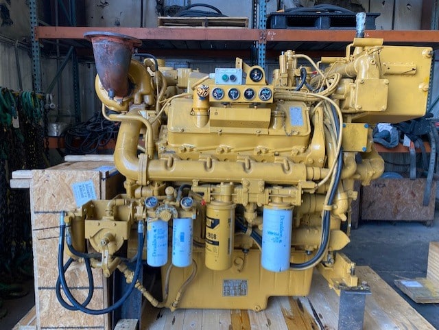 Top End Overhaul Caterpillar 3408C DITA 480HP Diesel  Marine Engine Item-18495 0