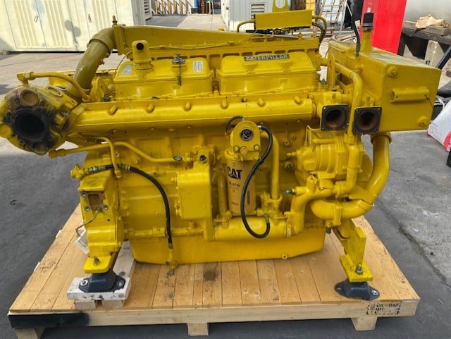 Good Used Caterpillar 3406C DITA 535HP Diesel  Marine Engine Item-18492 1
