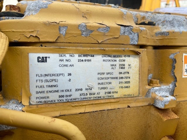 Good Used Caterpillar C15 500HP  Power Unit Item-18469 9