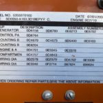Low Hour Daewoo P034TI 50KW  Generator Set Item-18771 9