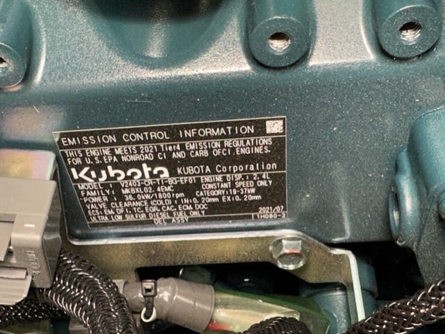 New Kubota V2403 30KW  Generator Set Item-18742 9