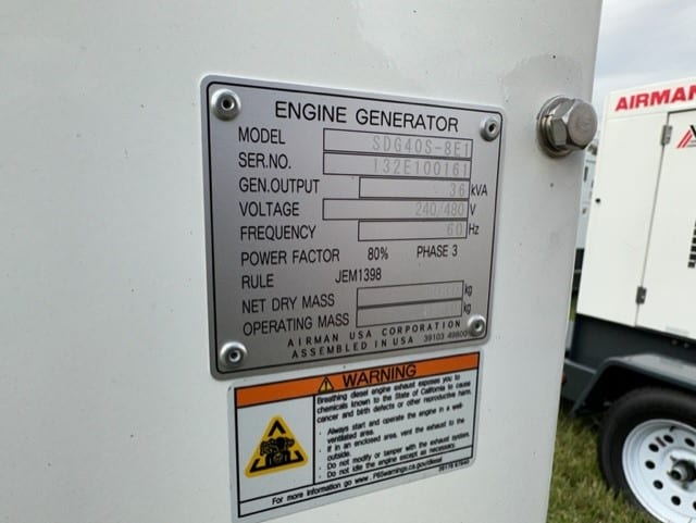 New Kubota V2403 30KW  Generator Set Item-18751 8