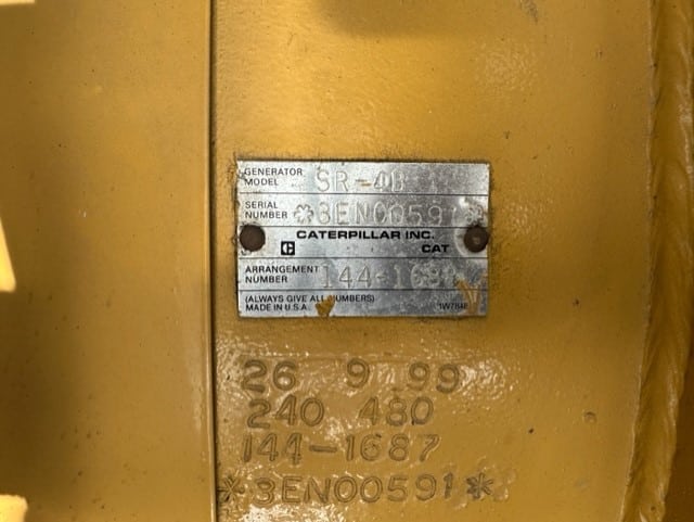 Low Hour Caterpillar 3508 DITA 750KW  Generator Set Item-18862 7