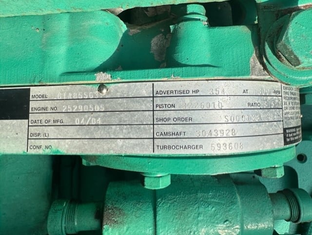 Low Hour Cummins GTA855-G3 250KW  Generator Set Item-18907 8