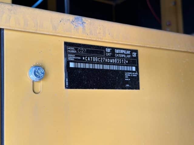 Low Hour Caterpillar C27 800KW  Generator Set Item-18866 16