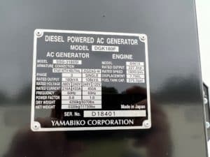 New Isuzu 6HK1 144KW  Generator Set Item-18906 17