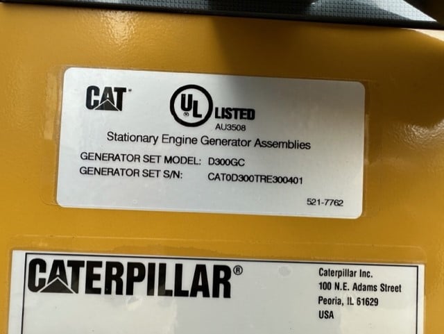 New Caterpillar C9 300KW  Generator Set Item-18708 16