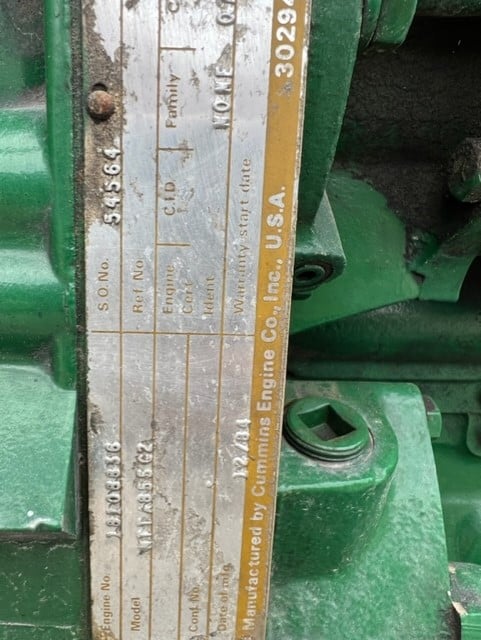 Good Used Cummins NTTA 855 G2 350KW  Generator Set Item-19064 1