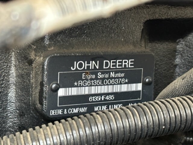 Low Hour John Deere 6135HF485 350KW  Generator Set Item-19076 11