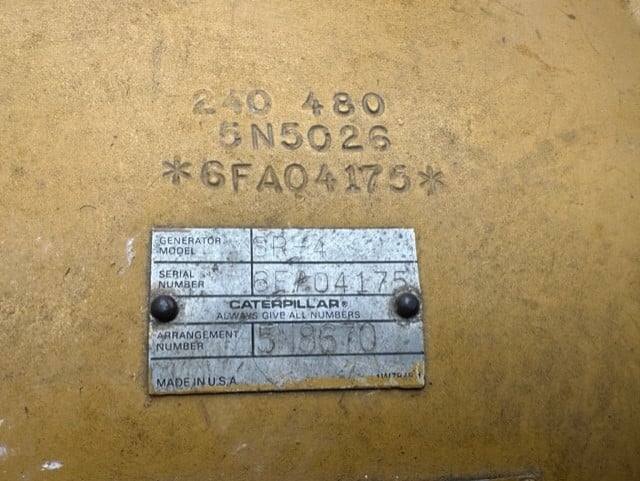 Good Used Caterpillar 3412 545KW  Generator Set Item-19078 12