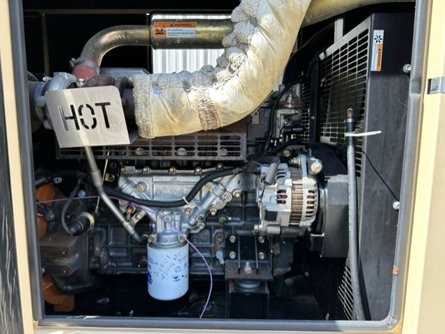 Low Hour Mitsubishi 4D34-T 60KW  Generator Set Item-19120 5