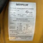 Low Hour Caterpillar 3406 400KW  Generator Set Item-19147 12