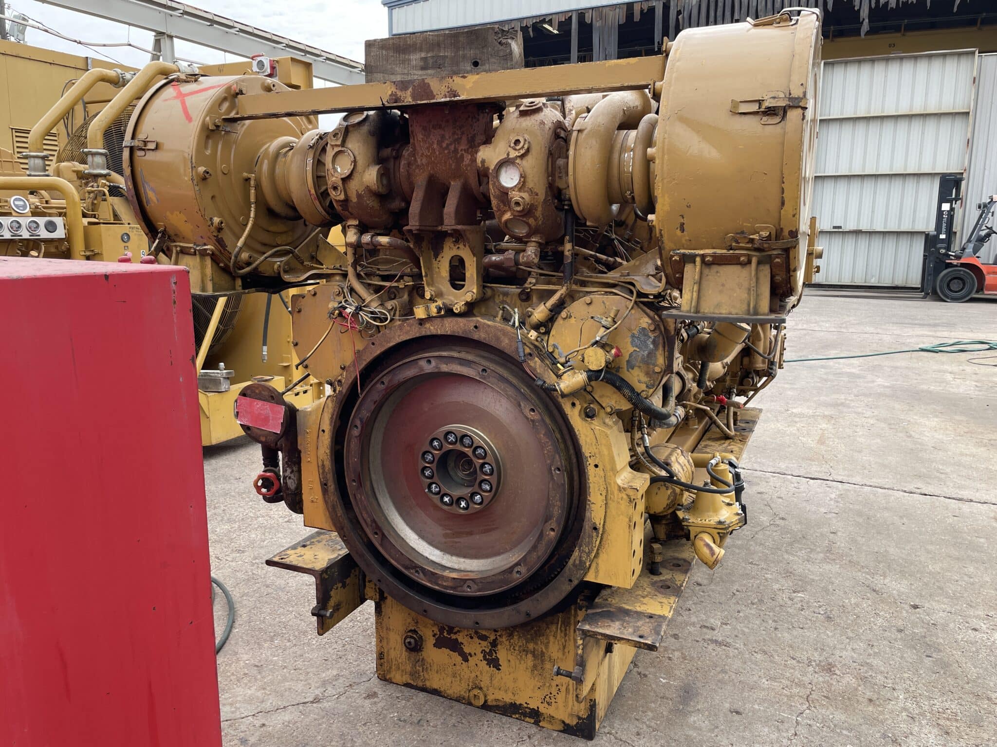 High Hour Caterpillar 3516 DITA 990HP Diesel  Marine Engine Item-19135 2