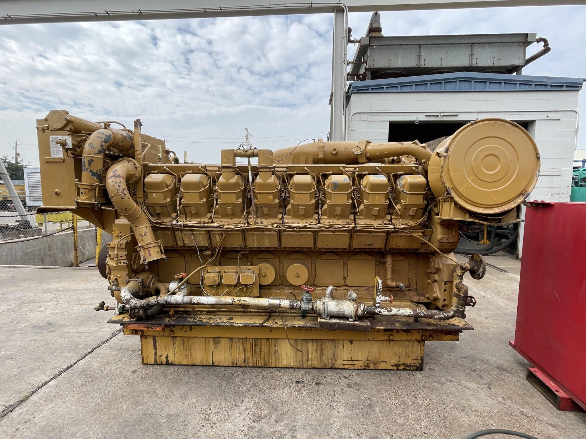 High Hour Caterpillar 3516 DITA 990HP Diesel  Marine Engine Item-19135 0