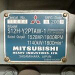 Low Hour Mitsubishi S12H-Y2PTAW-1 1000KW  Generator Set Item-19168 12