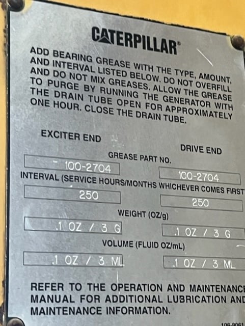 Good Used Caterpillar 2000KW  Generator End Item-19283 5