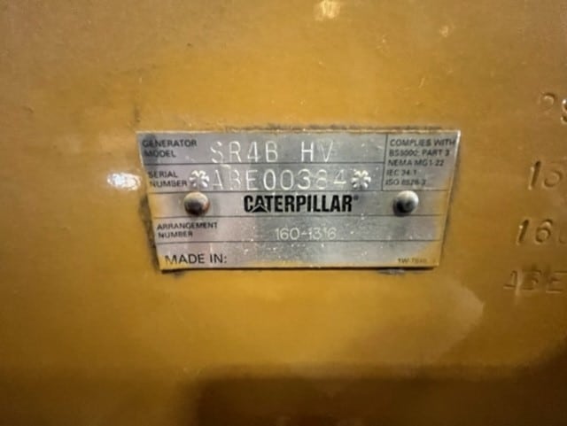 Good Used Caterpillar 2000KW  Generator End Item-19283 6