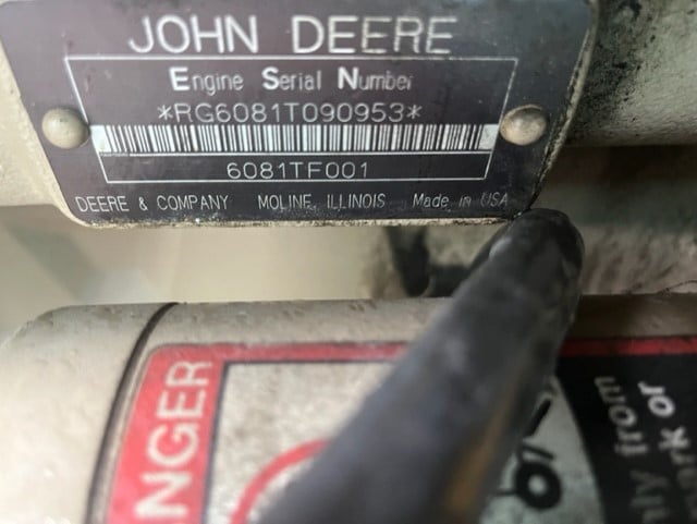 Used John Deere 6081TF001C 125KW  Generator Set Item-19341 7