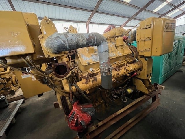 High Hour Runner Caterpillar 3408B 443HP Diesel  Marine Engine Item-19401 1