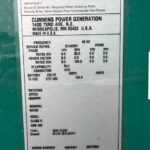 New Surplus Cummins DC6 80KW  Generator Set Item-19110 3