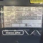 New Surplus Mecc Alte 75KW  Generator End Item-19472 1