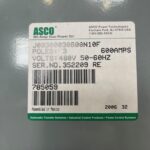 Like New ASCO Series 300 600 Amp  Transfer Switch Item-18473 6
