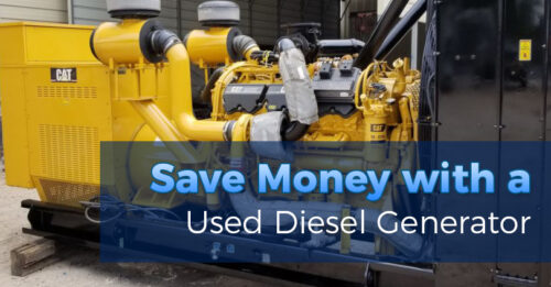 Save Money with a Used Diesel Generator